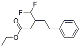 3-DIFLUOROMETHYL-5-PHENYL-PENTANOIC ACID ETHYL ESTER Struktur