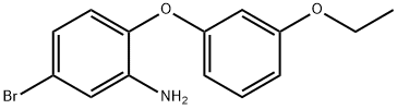 5-BROMO-2-(3-ETHOXYPHENOXY)ANILINE Struktur