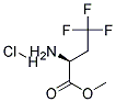 4,4,4-TRIFLUORO-ALPHA-HOMOALANINE METHYL ESTER HYDROCHLORIDE Struktur