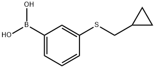 3-(CYCLOPROPYLMETHYL)THIOPHENYLBORONIC ACID Struktur