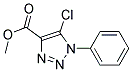 METHYL 5-CHLORO-1-PHENYL-1H-1,2,3-TRIAZOLE-4-CARBOXYLATE Struktur