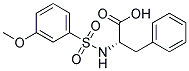 N-[(3-METHOXYPHENYL)SULFONYL]PHENYLALANINE Struktur