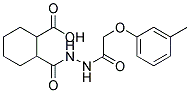 2-[N'-(2-M-TOLYLOXY-ACETYL)-HYDRAZINOCARBONYL]-CYCLOHEXANECARBOXYLIC ACID Struktur