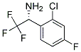 (R)-1-(2-CHLORO-4-FLUORO-PHENYL)-2,2,2-TRIFLUORO-ETHYLAMINE Struktur