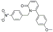 6-(4-METHOXYPHENYL)-1-(4-NITROBENZYL)PYRIDIN-2(1H)-ONE Struktur