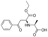 S-N-[(1-ETHOXYCARBONYL-3-OXO-3-PHENYLPROPYL)]-L-ALANINE Struktur