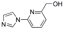 (6-IMIDAZOL-1-YL-PYRIDIN-2-YL)-METHANOL Struktur