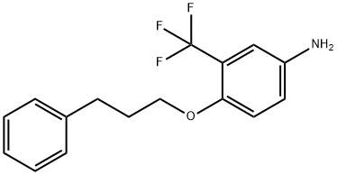 4-(3-PHENYLPROPOXY)-3-(TRIFLUOROMETHYL)ANILINE Struktur