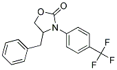 4-BENZYL-3-(4-TRIFLUOROMETHYL-PHENYL)-OXAZOLIDIN-2-ONE Struktur