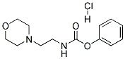 PHENYL N-(2-MORPHOLINOETHYL)CARBAMATE HYDROCHLORIDE Struktur