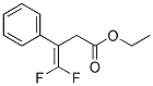 4,4-DIFLUORO-3-PHENYL-BUT-3-ENOIC ACID ETHYL ESTER Struktur