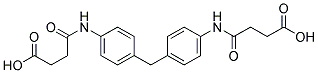 N-(4-[4-(3-CARBOXY-PROPIONYLAMINO)-BENZYL]-PHENYL)-SUCCINAMIC ACID Struktur