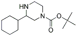 3-CYCLOHEXYL-PIPERAZINE-1-CARBOXYLIC ACID TERT-BUTYL ESTER Struktur