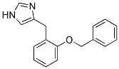 4-(2-BENZYLOXY-BENZYL)-1H-IMIDAZOLE Struktur