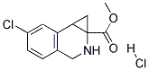 METHYL 6-CHLORO-1A,2,3,7B-TETRAHYDRO-1H-CYCLOPROPA[C]ISOQUINOLINE-1A-CARBOXYLATE HYDROCHLORIDE Struktur