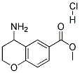 4-AMINO-CHROMAN-6-CARBOXYLIC ACID METHYL ESTER HYDROCHLORIDE Struktur