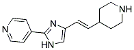 4-[4-(2-PIPERIDIN-4-YLVINYL)IMIDAZOL-2-YL]PYRIDINE Struktur