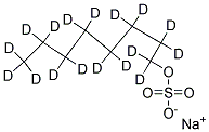 SODIUM OCTYL-D17 SULFATE Struktur