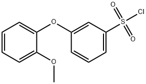 3-(2-METHOXYPHENOXY)BENZENESULPHONYL CHLORIDE Struktur