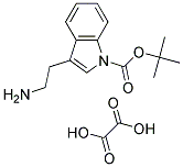 TERT-BUTYL 3-(2-AMINOETHYL)-1H-INDOLE-1-CARBOXYLATE OXALATE Struktur