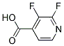 5,6-DIFLUOROPYRIDINE-4-CARBOXYLIC ACID Struktur