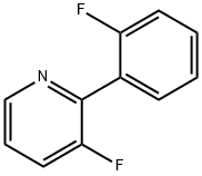 3-FLUORO-2-(2-FLUORO-PHENYL)-PYRIDINE Struktur