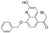 8-BENZYLOXY-5-(2-BROMO-ACETYL)-1H-QUINOLIN-2-ONE Struktur