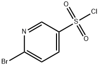 6-BROMO-PYRIDINE-3-SULFONYL CHLORIDE Struktur