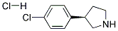 (R)-3-(4-CHLOROPHENYL)PYRROLIDINE HYDROCHLORIDE Struktur