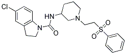 5-CHLORO-N-(1-[2-(PHENYLSULFONYL)ETHYL]PIPERIDIN-3-YL)INDOLINE-1-CARBOXAMIDE Struktur