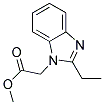 METHYL (2-ETHYL-1H-BENZIMIDAZOL-1-YL)ACETATE Struktur