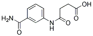 N-(3-CARBAMOYL-PHENYL)-SUCCINAMIC ACID Struktur