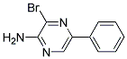 3-BROMO-5-PHENYL-PYRAZIN-2-YLAMINE Struktur