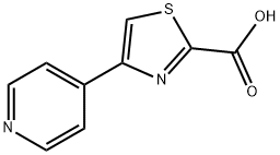 4-PYRIDIN-4-YL-THIAZOLE-2-CARBOXYLIC ACID Struktur