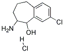 6-AMINO-3-CHLORO-6,7,8,9-TETRAHYDRO-5H-BENZOCYCLOHEPTEN-5-OL HYDROCHLORIDE Struktur