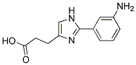 3-[2-(3-AMINOPHENYL)IMIDAZOL-4-YL]PROPIONIC ACID Struktur