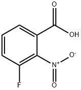 3-FLUORO-2-NITROBENZOIC ACID Struktur