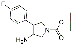 3-AMINO-4-(4-FLUOROPHENYL)-1-BOC-PYRROLIDINE Struktur