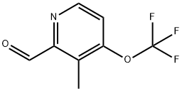 3-METHYL-4-TRIFLUOROMETHOXY-PYRIDINE-2-CARBALDEHYDE Struktur