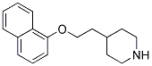 4-[2-(1-NAPHTHYLOXY)ETHYL]PIPERIDINE Struktur