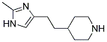 4-[2-(2-METHYL-1H-IMIDAZOL-4-YL)-ETHYL]-PIPERIDINE Struktur