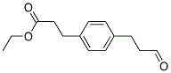 3-[4-(3-OXO-PROPYL)-PHENYL]-PROPIONIC ACID ETHYL ESTER Struktur