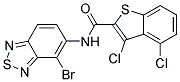 N-(4-BROMO-2,1,3-BENZOTHIADIAZOL-5-YL)-3,4-DICHLORO-1-BENZOTHIOPHENE-2-CARBOXAMIDE Struktur