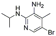 5-BROMO-N2-ISOPROPYL-4-METHYL-PYRIDINE-2,3-DIAMINE Struktur