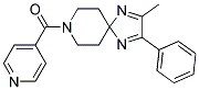 8-ISONICOTINOYL-2-METHYL-3-PHENYL-1,4,8-TRIAZASPIRO[4.5]DECA-1,3-DIENE Structure