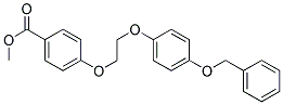 METHYL 4-(2-[4-(BENZYLOXY)PHENOXY]ETHOXY)BENZENECARBOXYLATE Struktur