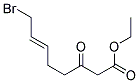 (E)-8-BROMO-3-OXO-OCT-6-ENOIC ACIDETHYL ESTER Struktur