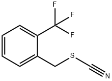 2-(TRIFLUOROMETHYL)BENZYL THIOCYANATE Struktur