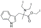 METHYL-DL-TRYPTOPHANATE-N-TRIMETHYL IODIDE Struktur