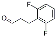 3-(2,6-DIFLUORO-PHENYL)-PROPIONALDEHYDE Struktur